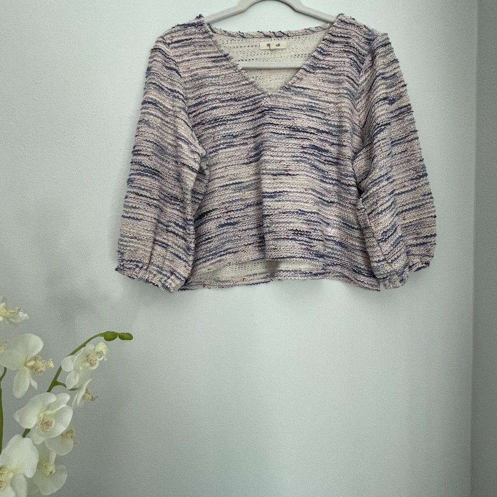 Madewell multi-colored sweater top | Madewell sweater | Striped sweater